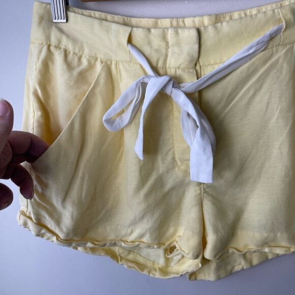 ARITZIA Wilfred linen blend Allegra Short yellow size 0 - Picture 3 of 9